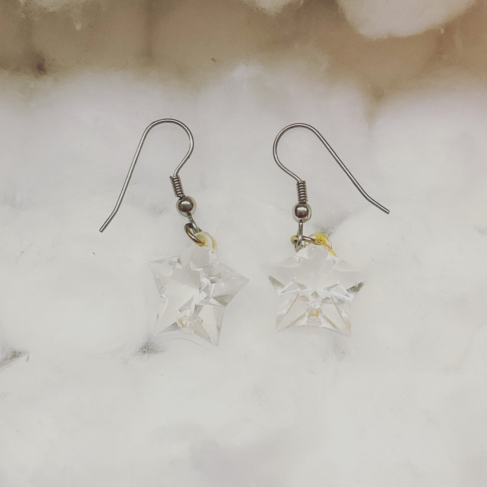 Glass Star Girl Earings